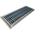 Imc Teddy Foodservice Equip IMC Floor Trough 12"W x 30"L x 4"D with Fiberglass Grating & 1 Center Drain CFT-1230-PFG